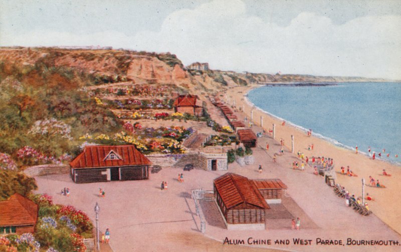 Alum Chine und West Parade, Bournemouth von Alfred Robert Quinton