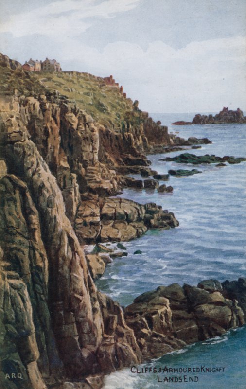 Klippen und gepanzerter Ritter, Lands End von Alfred Robert Quinton
