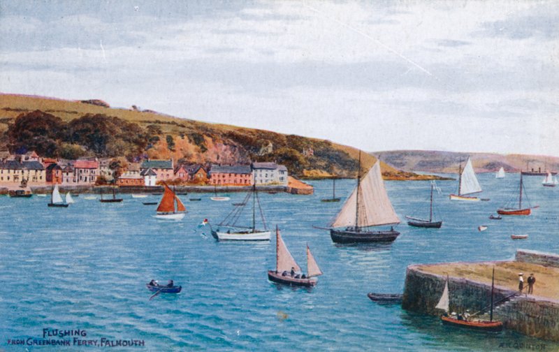 Flushing von Greenbank Ferry, Falmouth von Alfred Robert Quinton