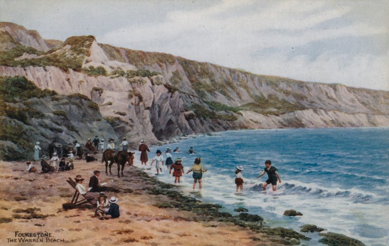 Folkestone, Der Warren-Strand von Alfred Robert Quinton