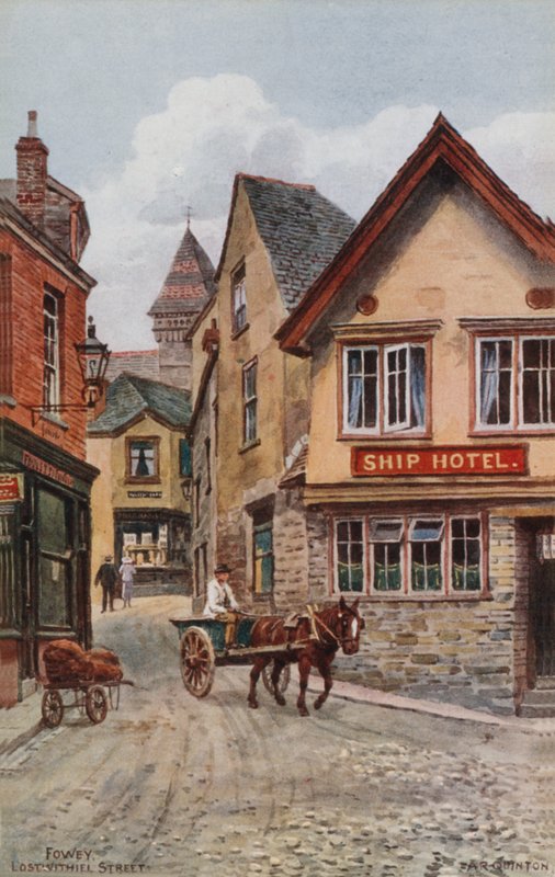 Fowey, Lostwithiel Straße von Alfred Robert Quinton