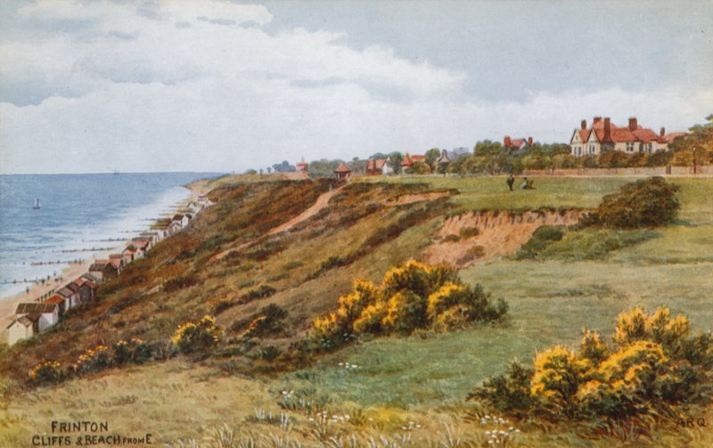 Frinton, Klippen und Strand von E von Alfred Robert Quinton