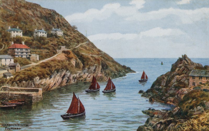 Hafeneinfahrt, Polperro von Alfred Robert Quinton