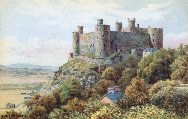 Burg Harlech von Alfred Robert Quinton