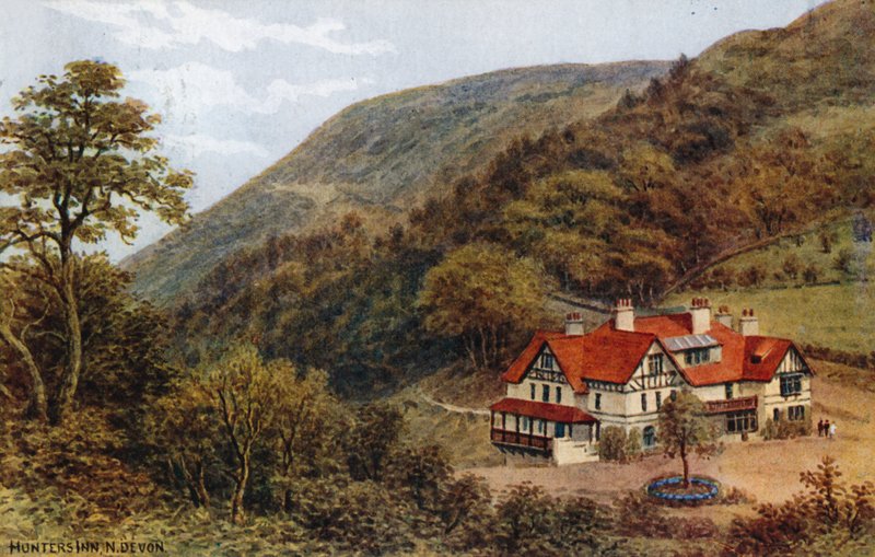 Hunters Inn, N Devon von Alfred Robert Quinton