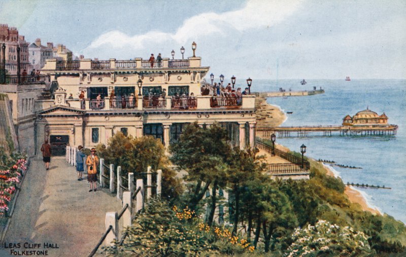 Leas Cliff Hall, Folkestone von Alfred Robert Quinton