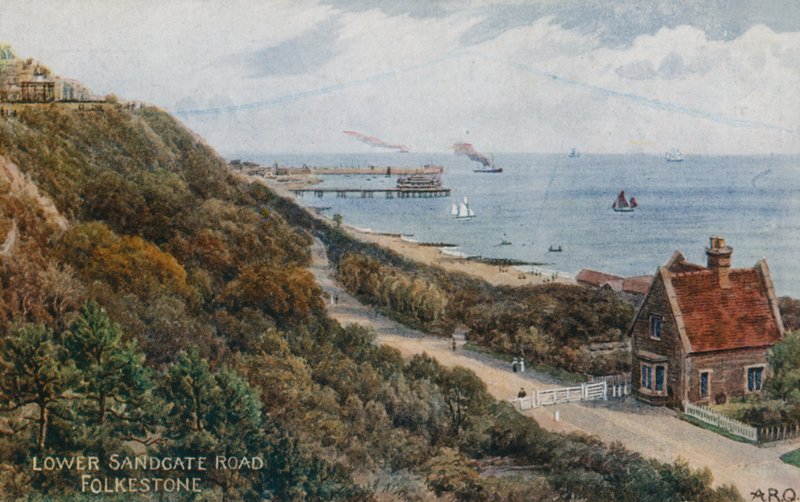 Lower Sandgate Road, Folkestone von Alfred Robert Quinton