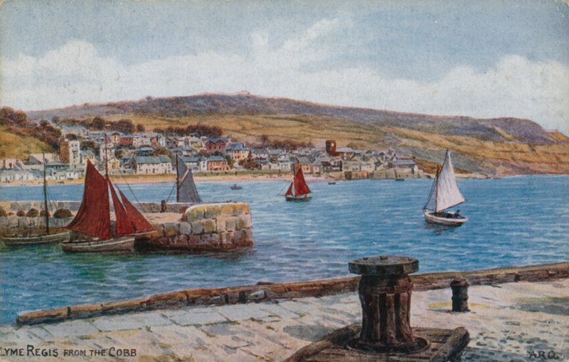 Lyme Regis vom Cobb von Alfred Robert Quinton