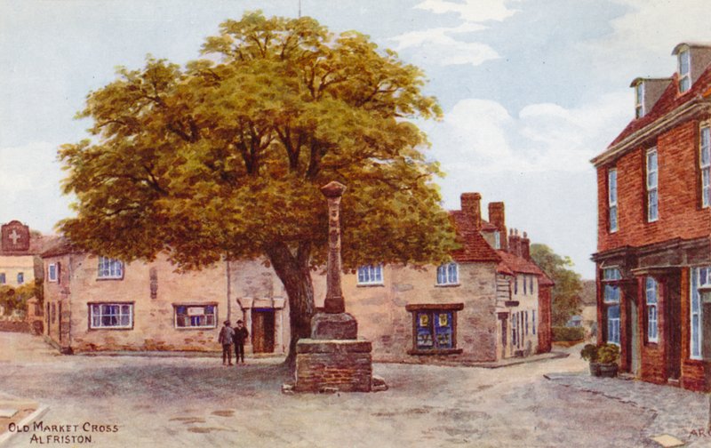 Altes Marktkreuz, Alfriston von Alfred Robert Quinton