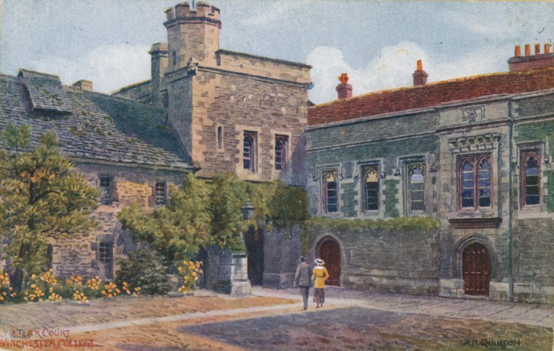Äußerer Hof, Winchester College von Alfred Robert Quinton