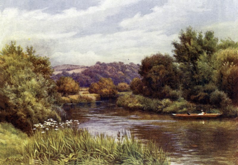 Pink Hill, Weir Stream von Alfred Robert Quinton