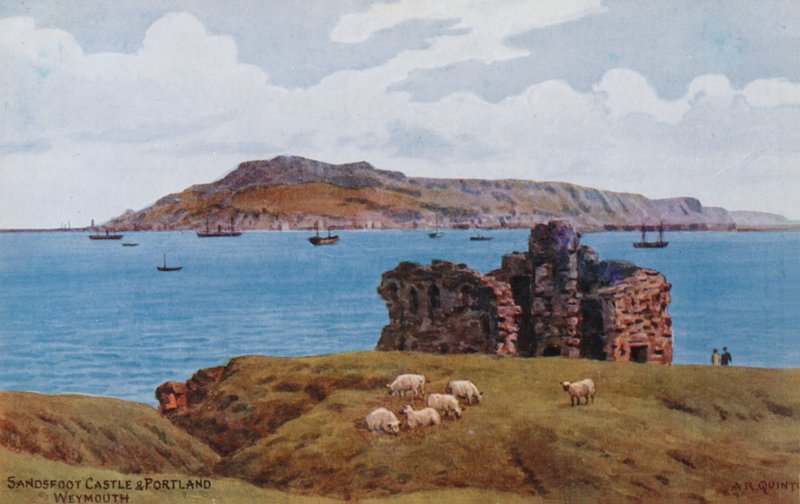 Sandsfoot Castle und Portland, Weymouth von Alfred Robert Quinton