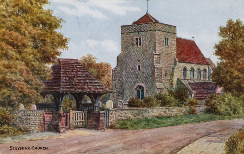 Steyning Kirche von Alfred Robert Quinton