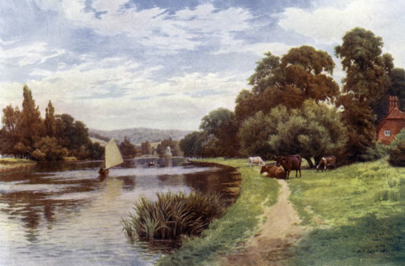 Temple Island, nahe Henley von Alfred Robert Quinton