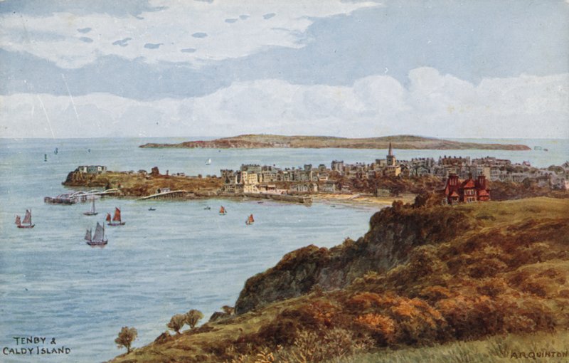 Tenby und Caldy Island von Alfred Robert Quinton