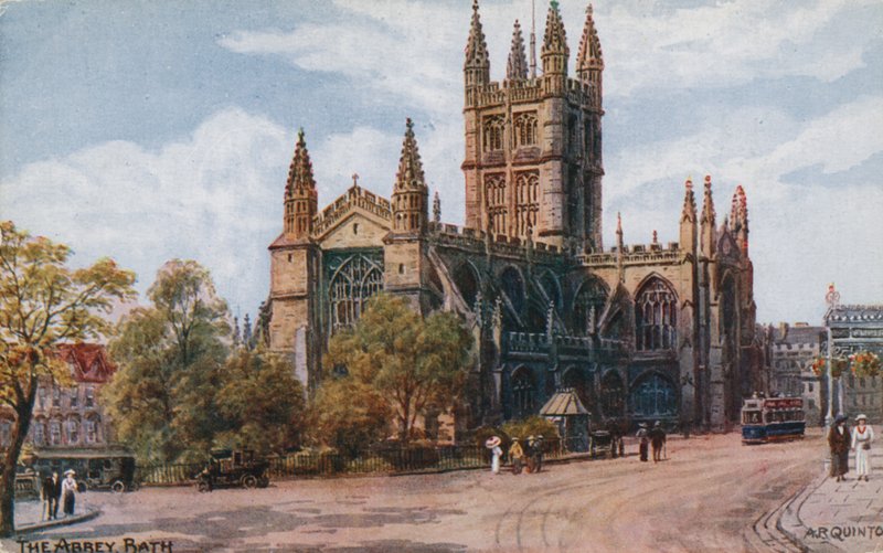 Die Abtei, Bath von Alfred Robert Quinton