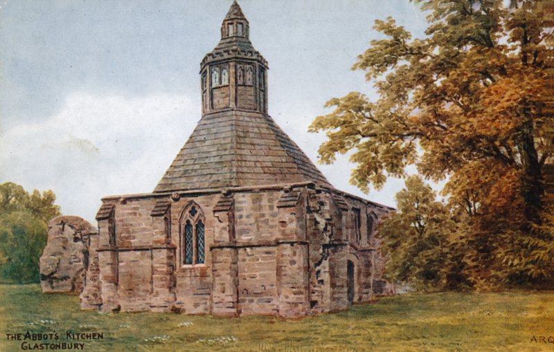 Die Küche des Abtes, Glastonbury von Alfred Robert Quinton