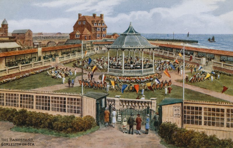 Der Musikpavillon, Gorleston-on-Sea von Alfred Robert Quinton
