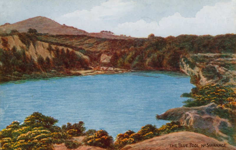 Der Blaue Pool, bei Swanage von Alfred Robert Quinton