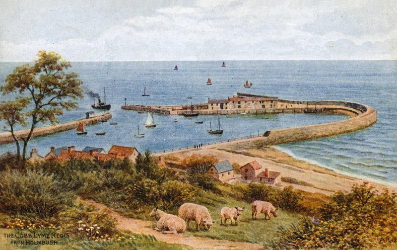 The Cobb, Lyme Regis von Holmbush von Alfred Robert Quinton