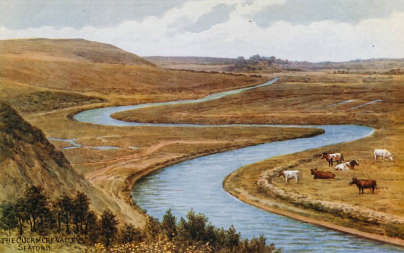Das Cuckmere-Tal, Seaford von Alfred Robert Quinton