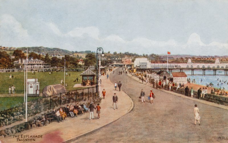 Die Esplanade, Paignton von Alfred Robert Quinton