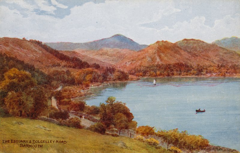 Das Ästuar und Dolgelley Road, Barmouth von Alfred Robert Quinton
