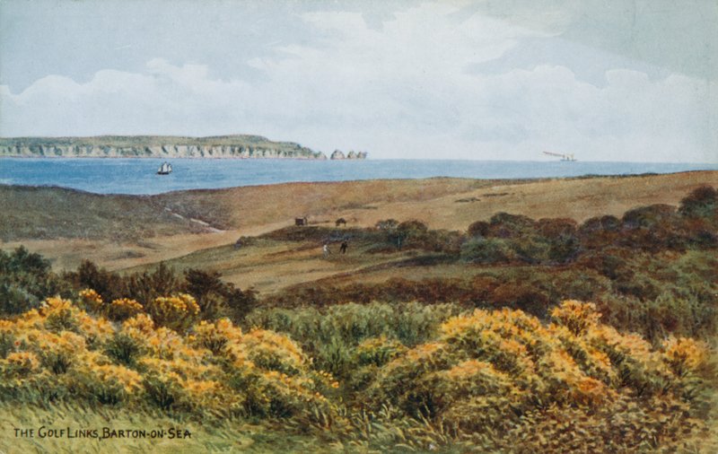Der Golfplatz, Barton-on-Sea von Alfred Robert Quinton