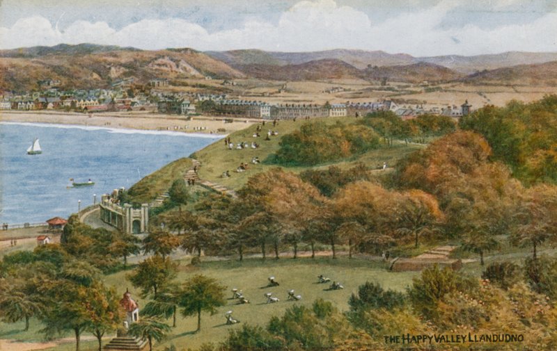 Das glückliche Tal, Llandudno von Alfred Robert Quinton