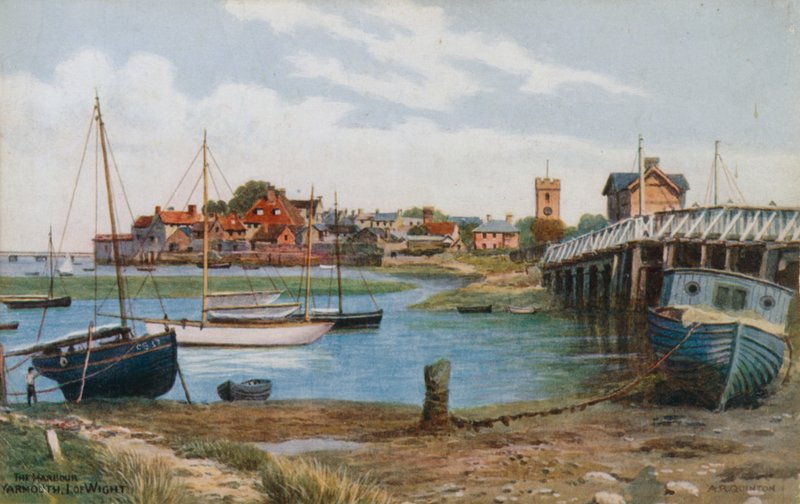 Der Hafen, Yarmouth, Isle of Wight von Alfred Robert Quinton