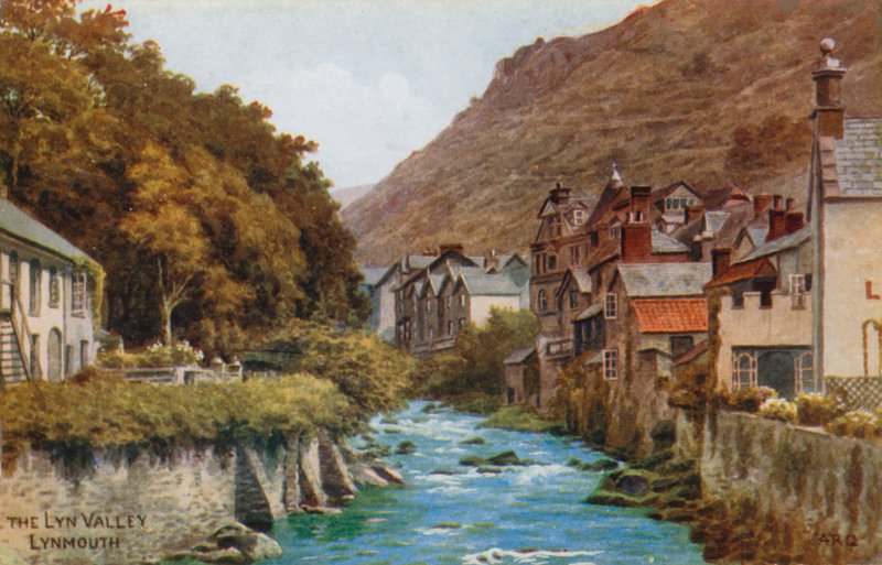 Das Lyn-Tal, Lynmouth von Alfred Robert Quinton