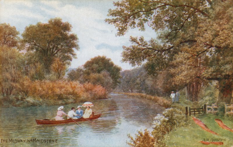 Der Medway bei Maidstone von Alfred Robert Quinton