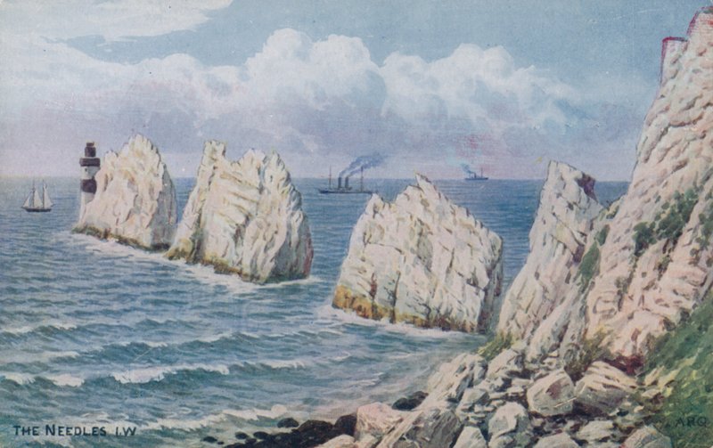 Die Nadeln, Isle of Wight von Alfred Robert Quinton