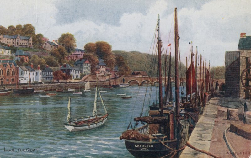 Der Kai, Looe von Alfred Robert Quinton