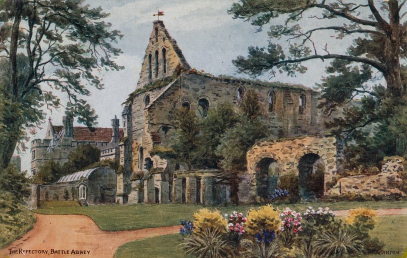 Das Refektorium, Battle Abbey von Alfred Robert Quinton