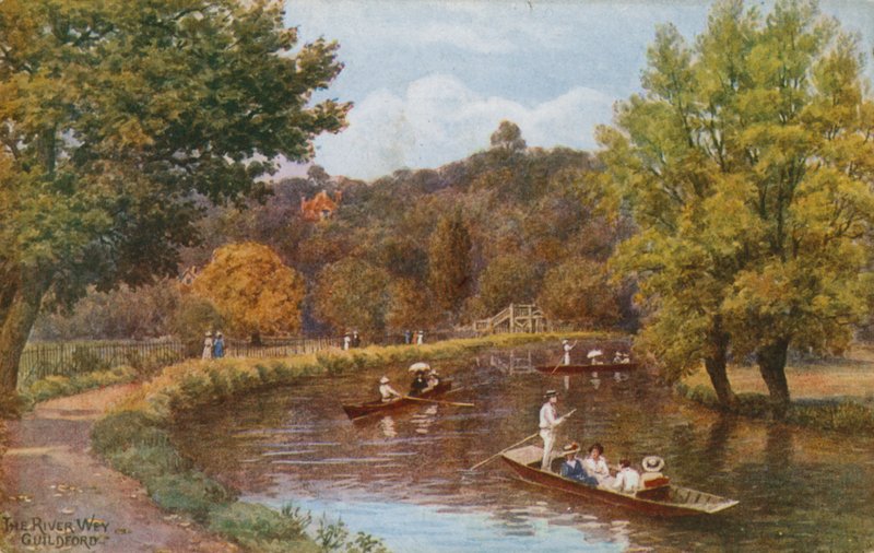 Der Fluss Wey, Guildford von Alfred Robert Quinton