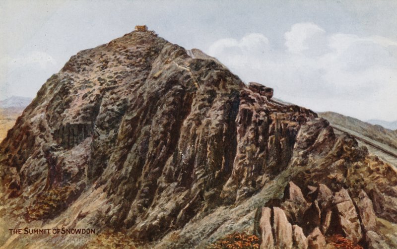 Der Gipfel des Snowdon von Alfred Robert Quinton