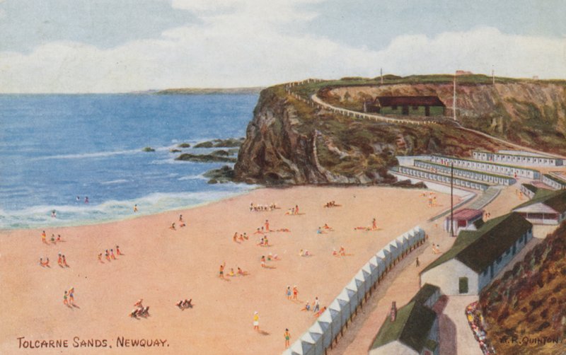 Tolcarne Sands, Newquay von Alfred Robert Quinton