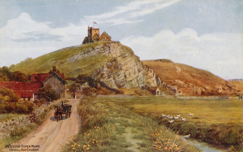 Weston-Super-Mare, Uphill Old Church von Alfred Robert Quinton