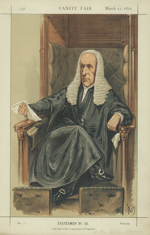 Der Sprecher (Mr. Speaker Denison) von Alfred Thompson