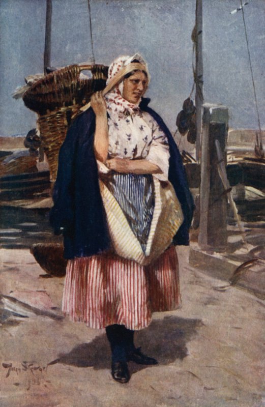Eine Fischfrau aus Newhaven von Allan Stewart