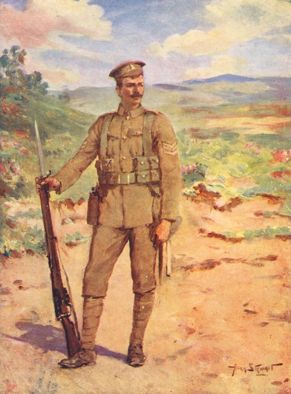 Erster Weltkrieg: Ein moderner britischer Soldat von Allan Stewart