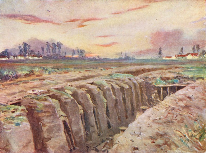 Erster Weltkrieg: Britische Schützengräben in Flandern von Allan Stewart