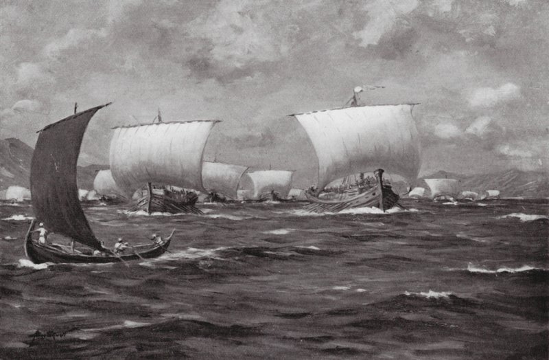 Xerxes peitscht den Hellespont von Allan Stewart