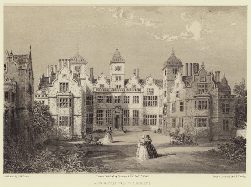 Aston Hall, Warwickshire von Allen Edward Everitt
