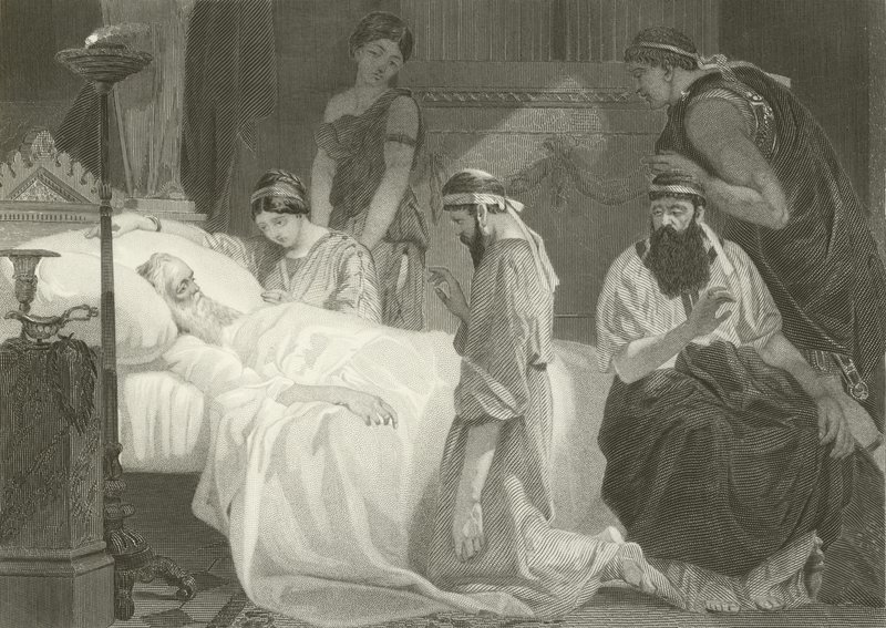 Tod des Perikles, 429 v. Chr. von Alonzo Chappel