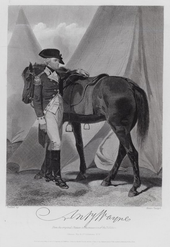 Anthony Wayne (Gravur) von Alonzo (after) Chappel