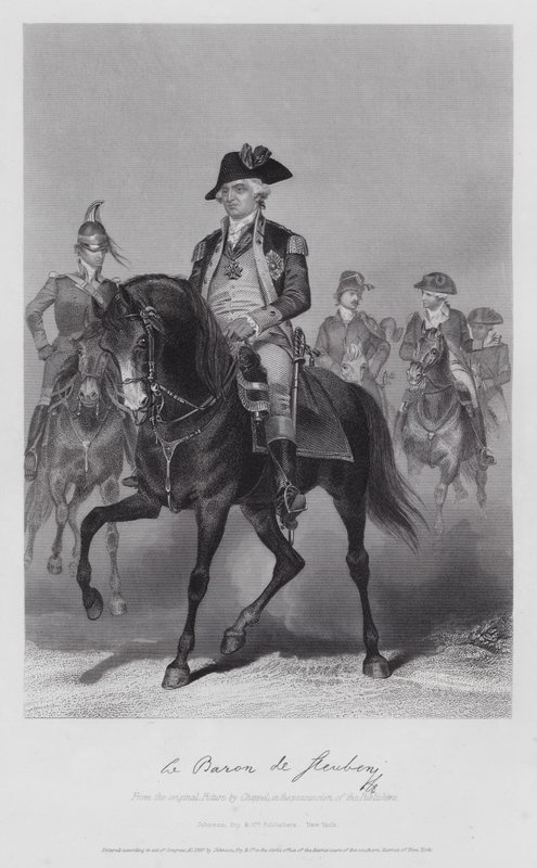 Friedrich Wilhelm von Steuben (Stich) von Alonzo (after) Chappel