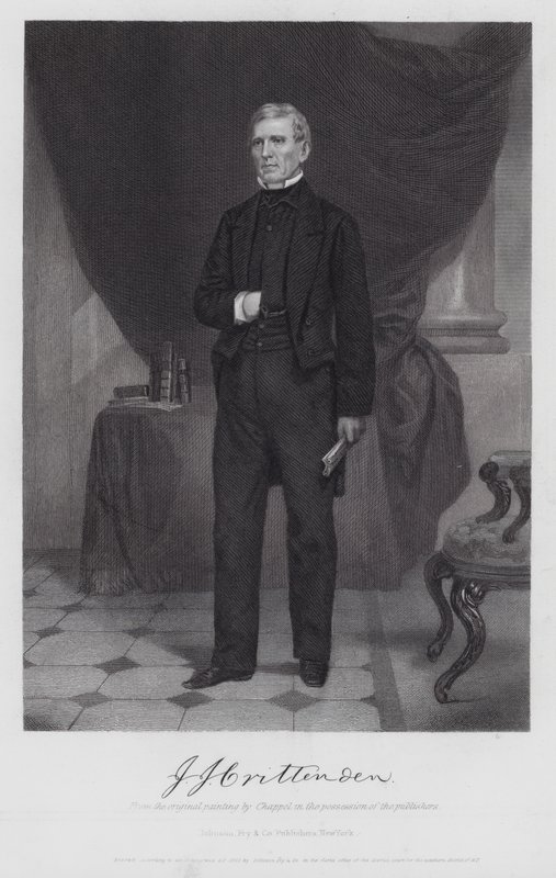 John J. Crittenden von Alonzo (after) Chappel
