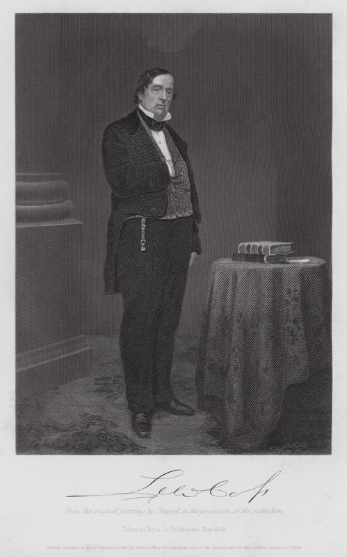 Lewis Cass (Gravur) von Alonzo (after) Chappel